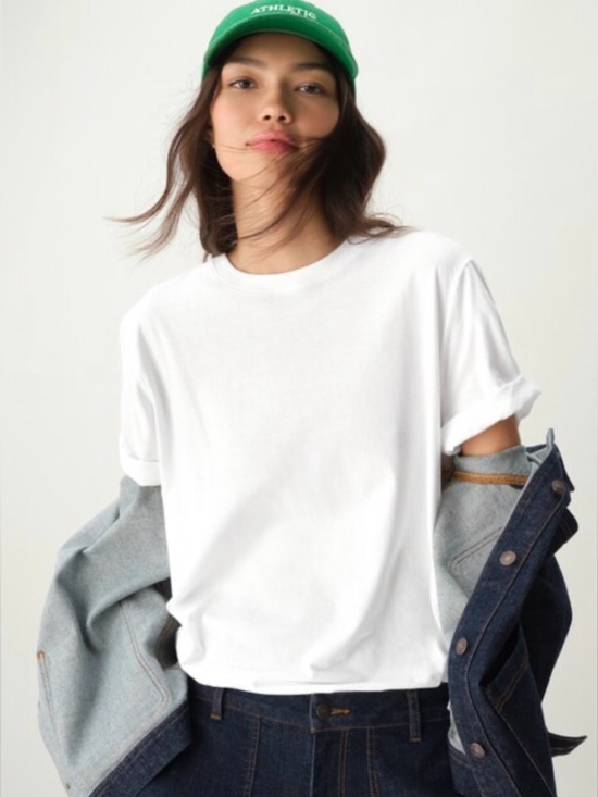 Joe Fresh Tops - Joe Fresh Oversized Cotton T-Shirt in Bright White - Size Small